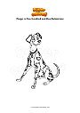 Coloring page Pongo in One Hundred and One Dalmatians