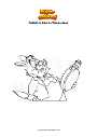 Coloring page Rabbit in Alice in Wonderland