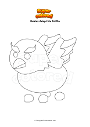 Coloring page Roblox Adopt Me Griffin