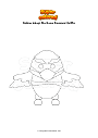 Coloring page Roblox Adopt Me Neon Diamond Griffin