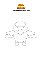 Coloring page Roblox Adopt Me Neon Griffin