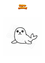 Coloring page Seal