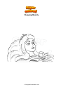 Coloring page Sleeping Beauty