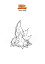 Coloring page Pokemon Slither Wing