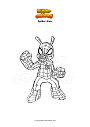 Coloring page Spider-Ham