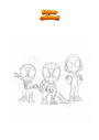 Coloring page Spidey and his amazing friends