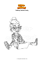 Coloring page Subway Surfers andy
