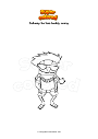 Coloring page Subway Surfers buddy sunny