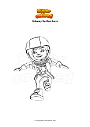 Coloring page Subway Surfers buzz