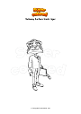 Coloring page Subway Surfers frank tiger