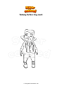 Coloring page Subway Surfers king count