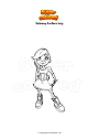 Coloring page Subway Surfers lucy