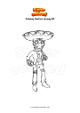 Coloring page Subway Surfers manny 02