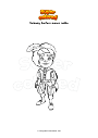 Coloring page Subway Surfers marco noble
