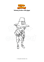 Coloring page Subway Surfers mike jager