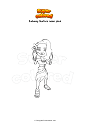 Coloring page Subway Surfers noon pink