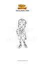 Coloring page Subway Surfers olivia