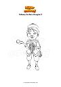 Coloring page Subway Surfers shanghai 2