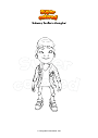 Coloring page Subway Surfers shanghai