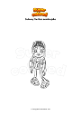 Coloring page Subway Surfers zombiejake