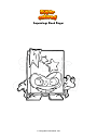 Coloring page Superzings Book Roger