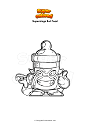 Coloring page Superzings Bot Feed