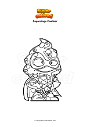 Coloring page Superzings Coolizer