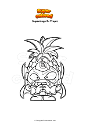 Coloring page Superzings Dr Tropic