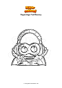 Coloring page Superzings Fred Quency