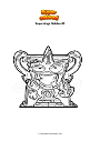 Coloring page Superzings Golden 02