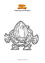 Coloring page Superzings Jack the Juicer