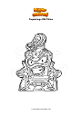 Coloring page Superzings Kid Shine