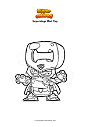 Coloring page Superzings Mad Pop