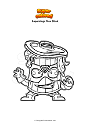 Coloring page Superzings Max Stink