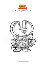 Coloring page Superzings Metal Crunch