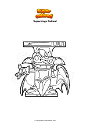 Coloring page Superzings Nailord