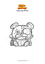 Coloring page Superzings Plusher