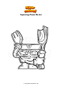 Coloring page Superzings Power Bucket