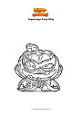 Coloring page Superzings Pump King