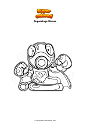 Coloring page Superzings Rinser