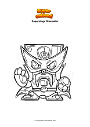 Coloring page Superzings Sharpator