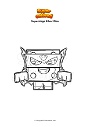 Coloring page Superzings Silver Dice