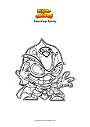 Coloring page Superzings Sparky