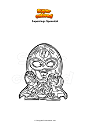 Coloring page Superzings Spoonical