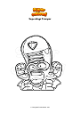 Coloring page Superzings Stomper