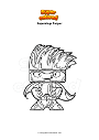 Coloring page Superzings Swiper