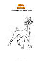 Coloring page The Tramp in Lady and the Tramp