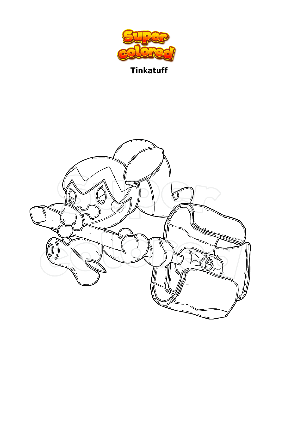 tinkatuff coloring page pokemon