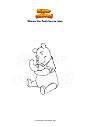 Coloring page Winnie the Pooh has an idea