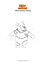 Coloring page Winnie the Pooh smiling